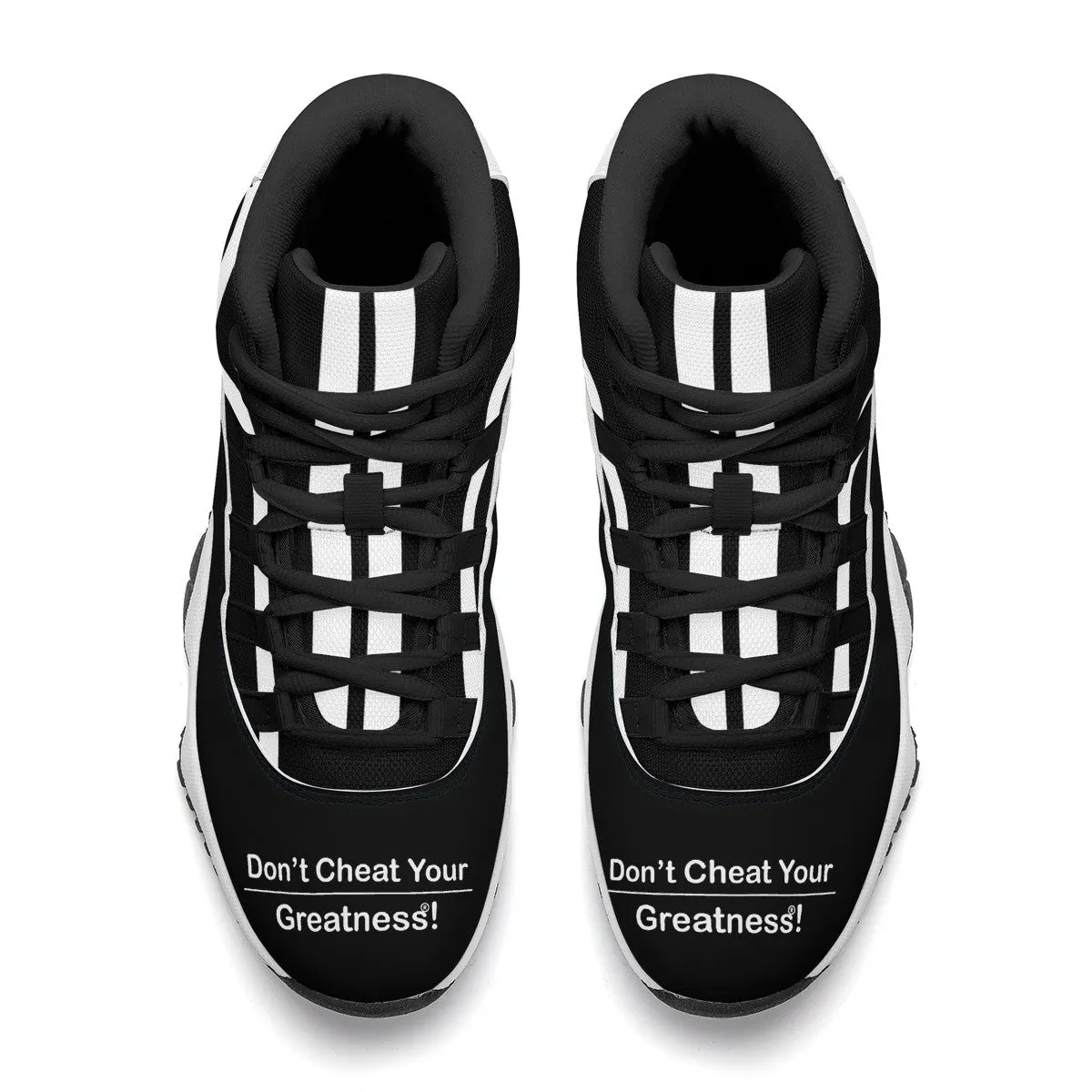 DCYG 100's High Top Air Retro Sneakers - Black