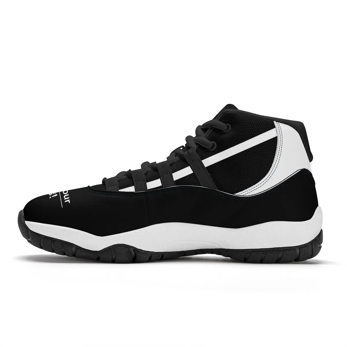 DCYG 100's High Top Air Retro Sneakers - Black