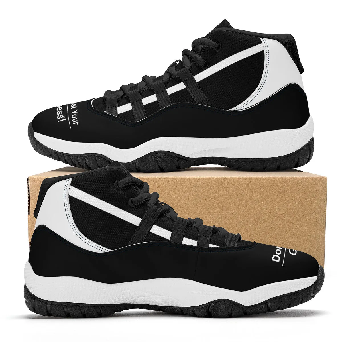 DCYG 100's High Top Air Retro Sneakers - Black
