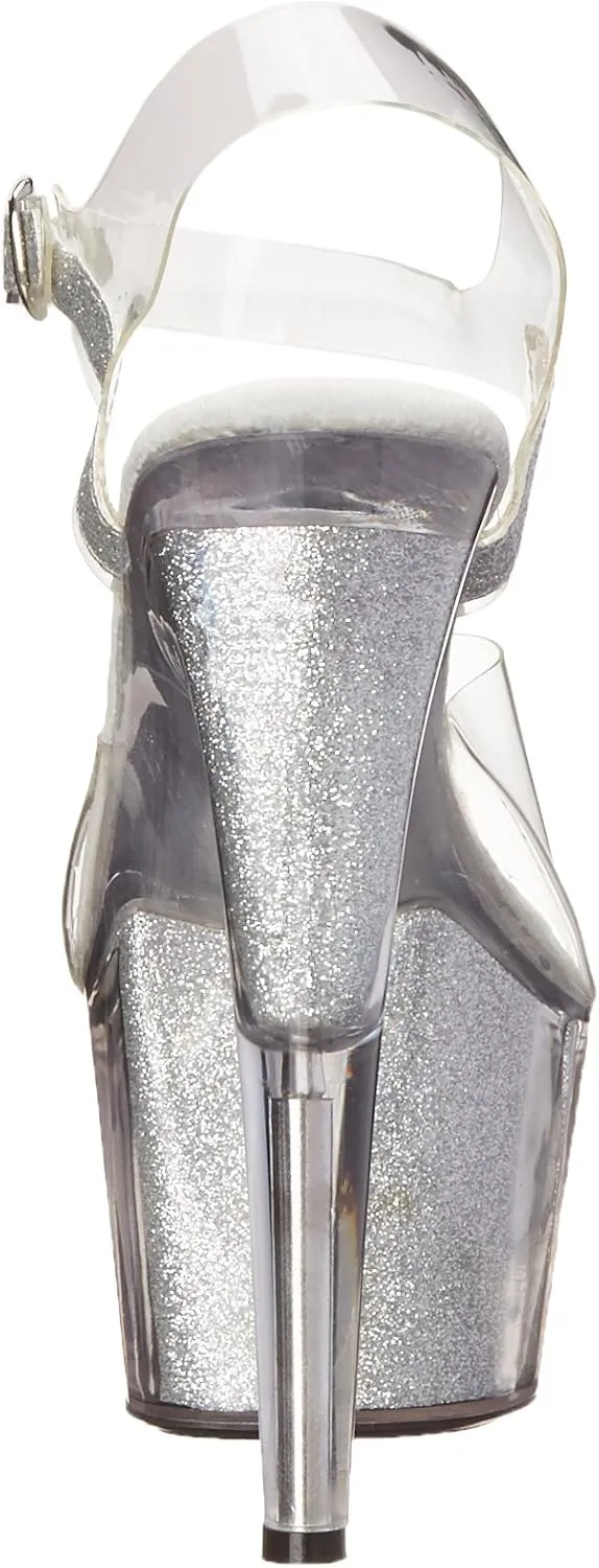 Ellie Shoes Women's 709-Glitter Platform Sandal