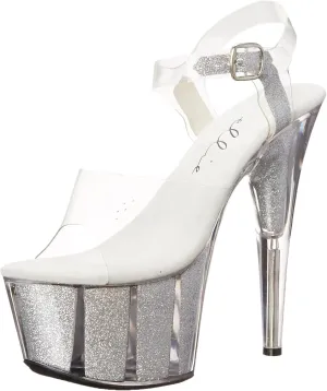Ellie Shoes Women's 709-Glitter Platform Sandal