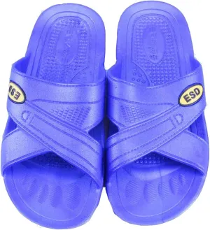 ESD Work Clean Room Lab Slippers, Anti-Static Anti-Skid Slippers,Quick Drying Bathroom Slippers, Industrial Home Dual-use Unlimited Folding Super Elastic.