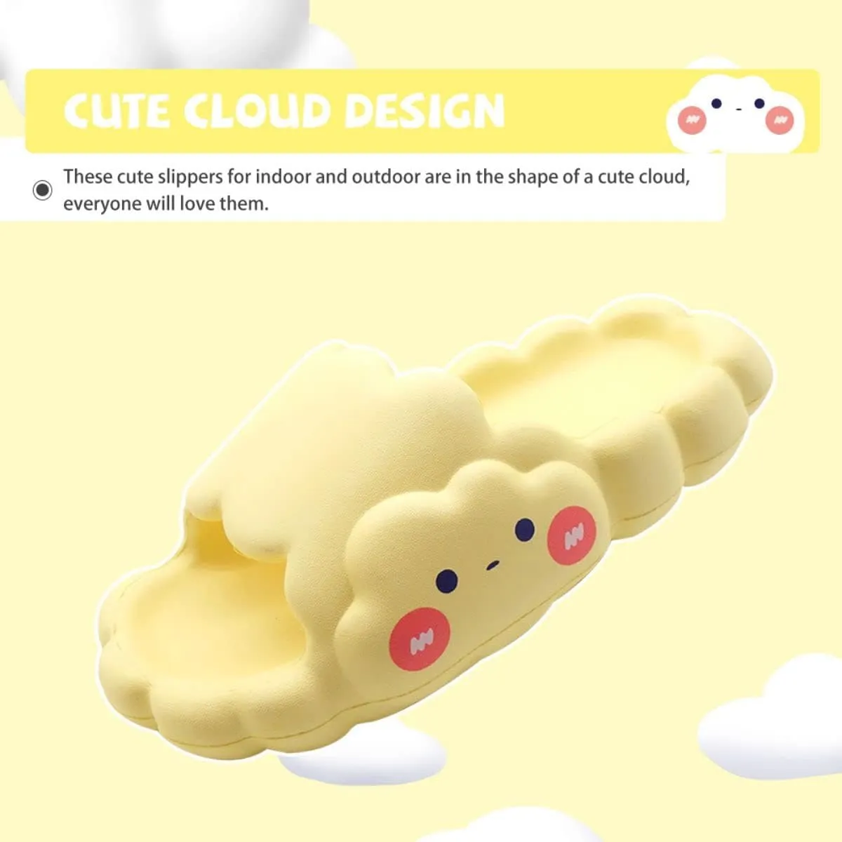 EVA Cloud Sandals and Slippers for Women and Men Indoor & Outdoor Thick Platform Summer Beach Non-Slip Quick Drying Shower Slides Bathroom Massage Friendly Casual Slippers