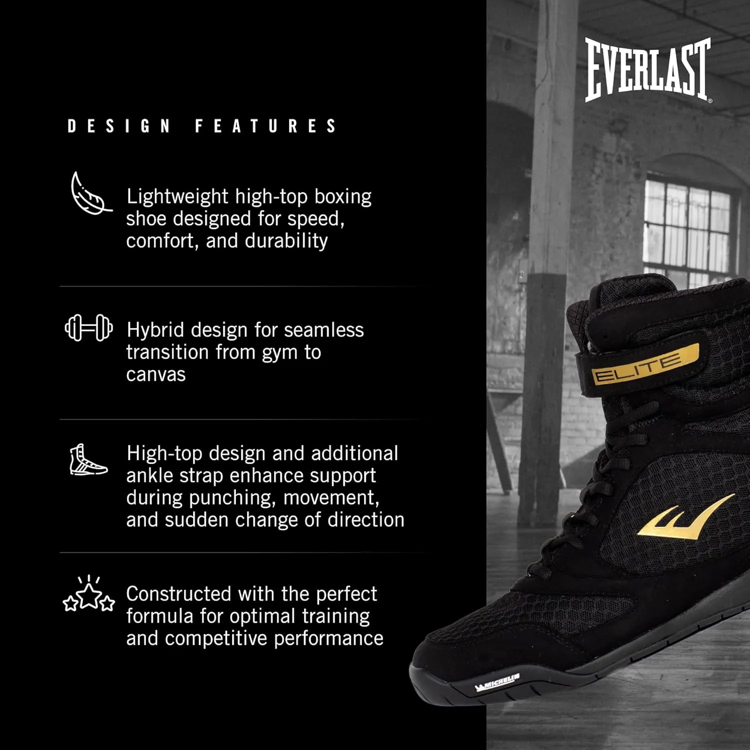 Everlast Elite Boxing Shoes: Your Ultimate Training Companion for Excellence and Durability Boxing Shoes, Elite 2 Shoes.