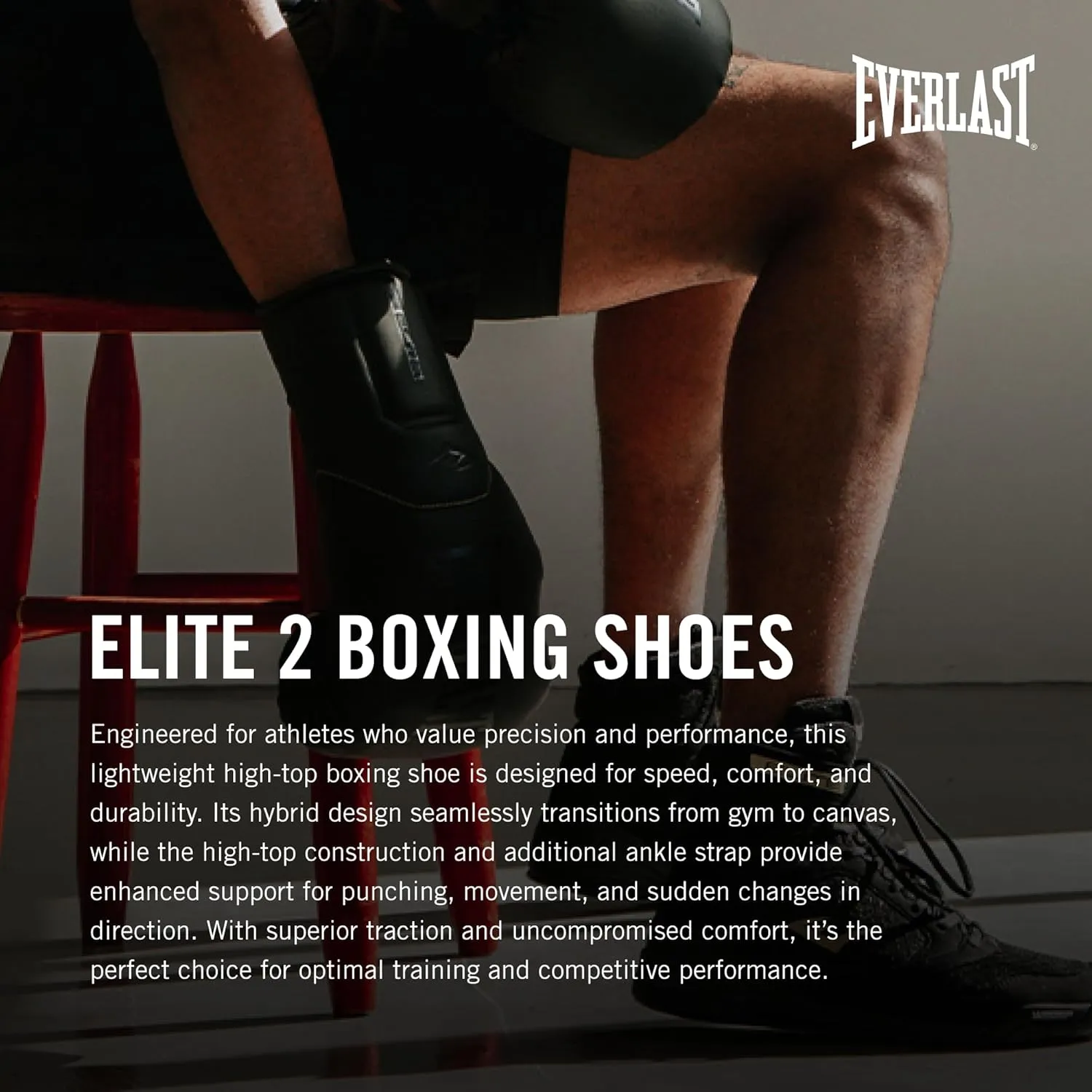 Everlast Elite Boxing Shoes: Your Ultimate Training Companion for Excellence and Durability Boxing Shoes, Elite 2 Shoes.