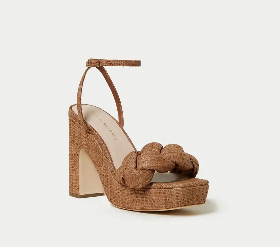 Fae Platform Heel, Brown