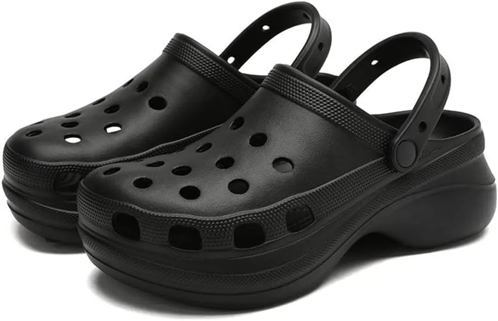 Garden Clogs for Women's Platform Clogs Breathable Quick Drying Water Shoes Cloud Slides Casual Pillows Sandals Clog Shoes Slip On Comfortable Slippers