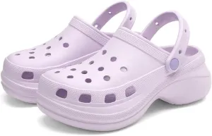 Garden Clogs for Women's Platform Clogs Breathable Quick Drying Water Shoes Cloud Slides Casual Pillows Sandals Clog Shoes Slip On Comfortable Slippers