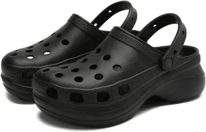 Garden Clogs for Women's Platform Clogs Breathable Quick Drying Water Shoes Cloud Slides Casual Pillows Sandals Clog Shoes Slip On Comfortable Slippers