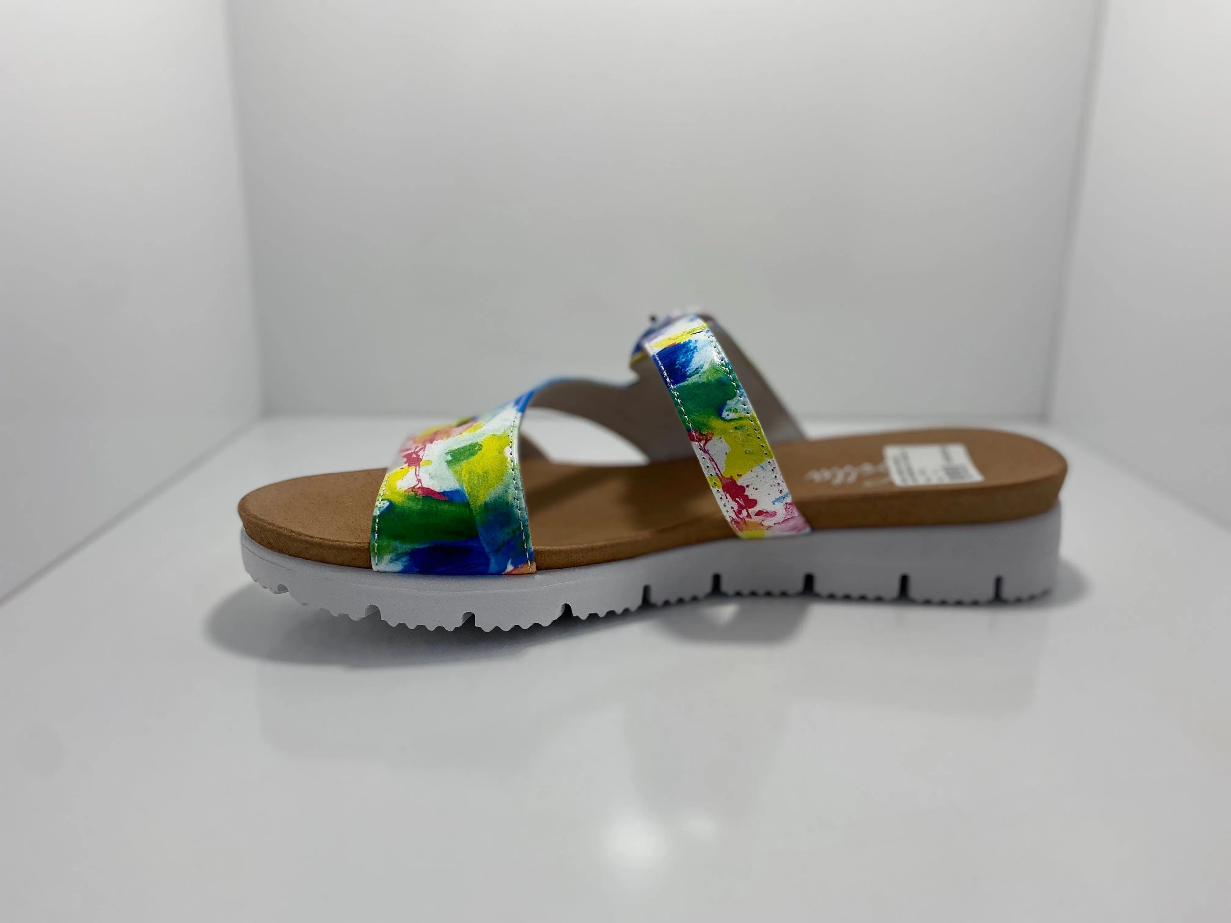Gertie Leather Sandal with Adjustable Buckle Isabella