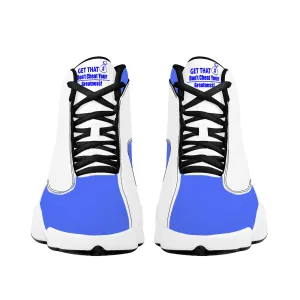 Get That Bag, Basketball Shoes - Blue & White