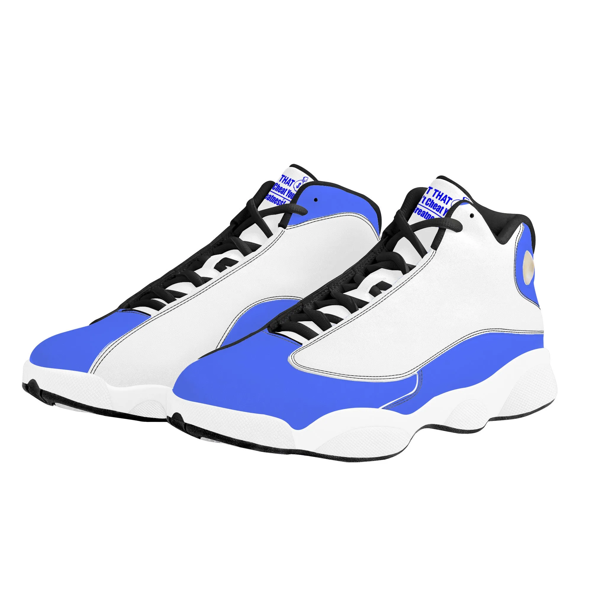 Get That Bag, Basketball Shoes - Blue & White