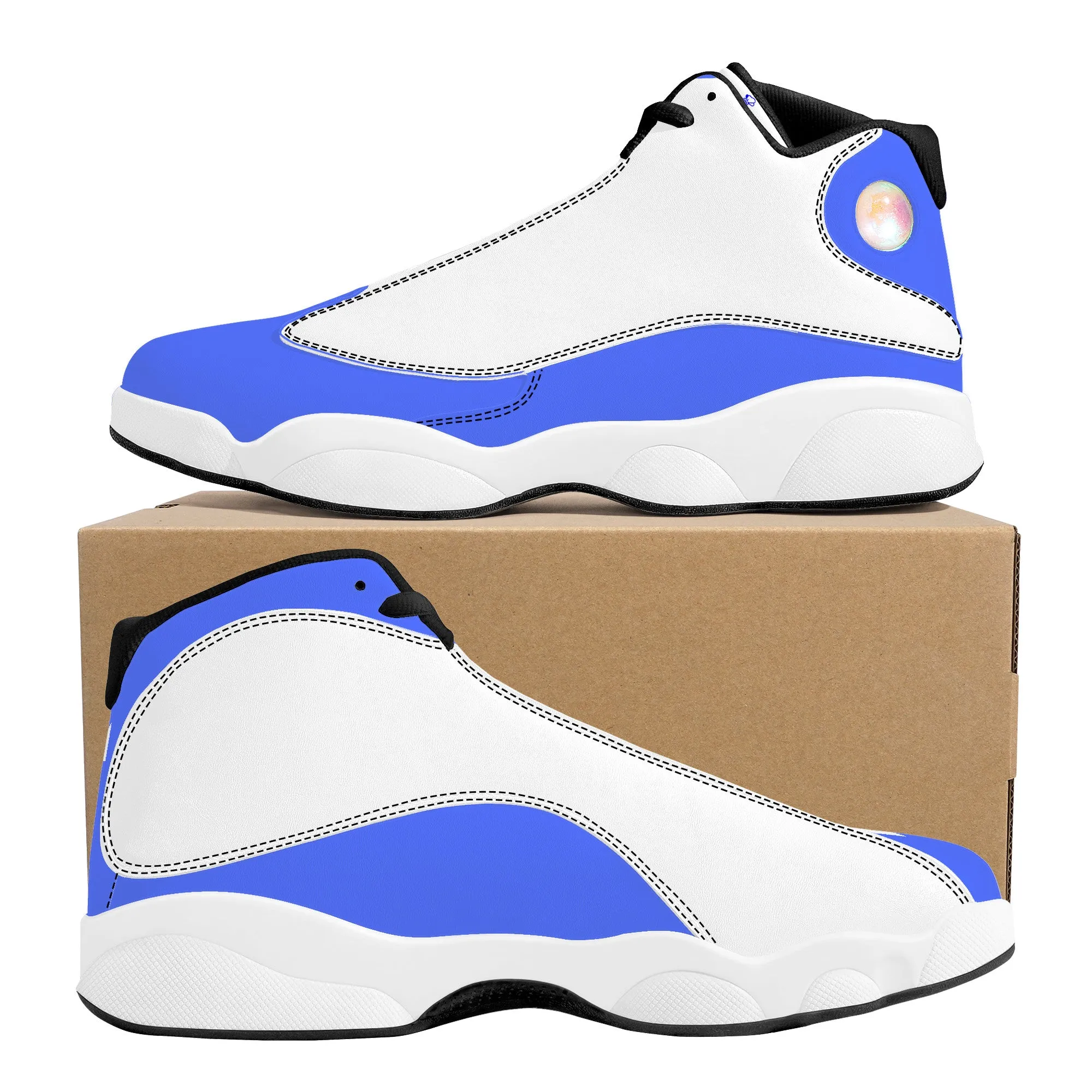 Get That Bag, Basketball Shoes - Blue & White
