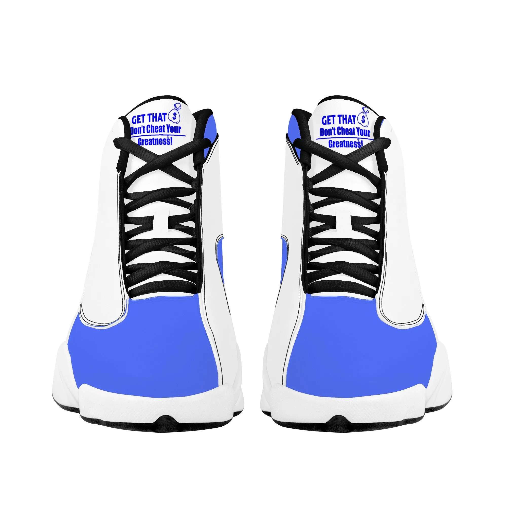 Get That Bag, Basketball Shoes - Blue & White