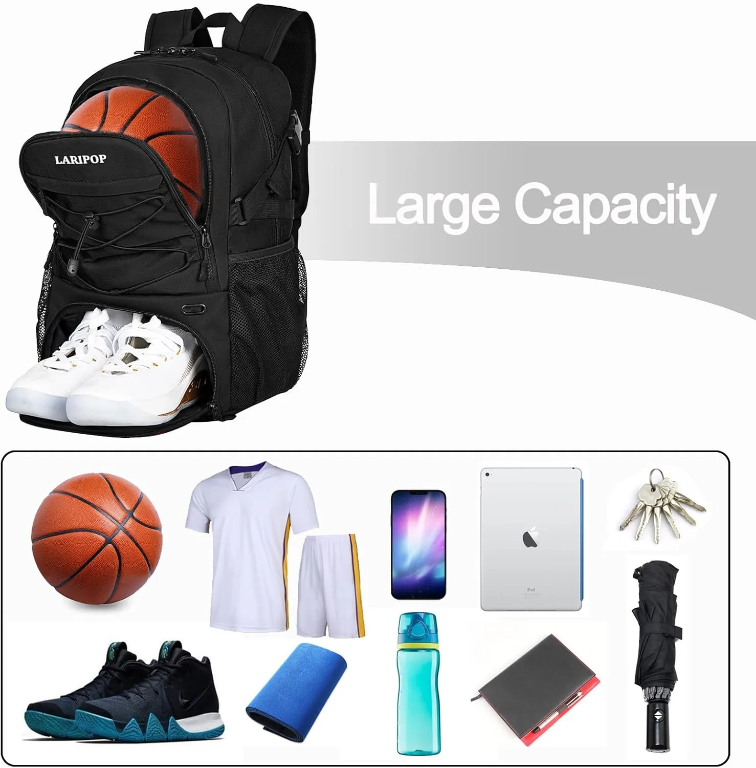 Gifts for Men,Basketball Backpack-Christmas Stocking Stuffers for Boys and Girls,Mens Gifts,Ball