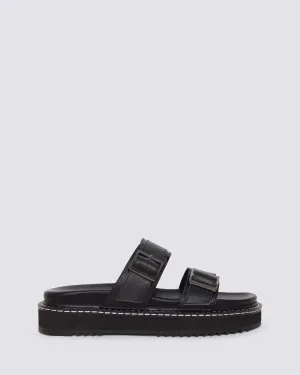 GIMLET SANDALS BLACK LEATHER