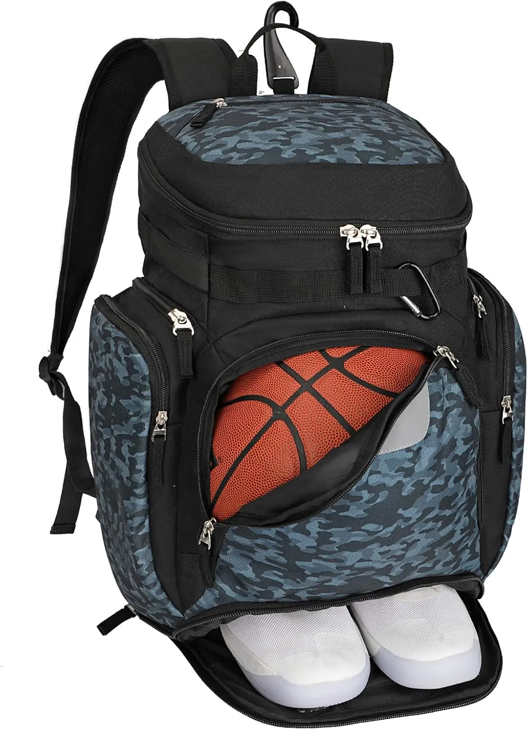 Goloni Basketball Backpack,Large Sports Bag with Ball Compartment & Shoe Compartment for Basketball, Soccer, Volleyball,Gym