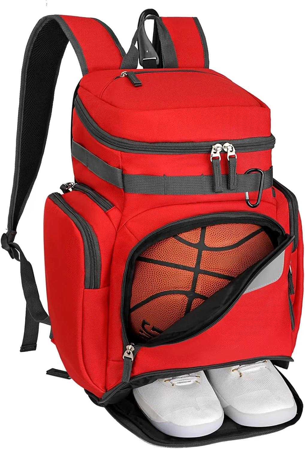 Goloni Basketball Backpack,Large Sports Bag with Ball Compartment & Shoe Compartment for Basketball, Soccer, Volleyball,Gym
