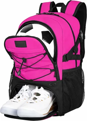 Goloni Soccer Backpack,Basketball Backpack with Ball Compartment & Shoe Compartment,Backpack for Basketball,Soccer