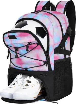 Goloni Soccer Backpack,Basketball Backpack with Ball Compartment & Shoe Compartment,Backpack for Basketball,Soccer