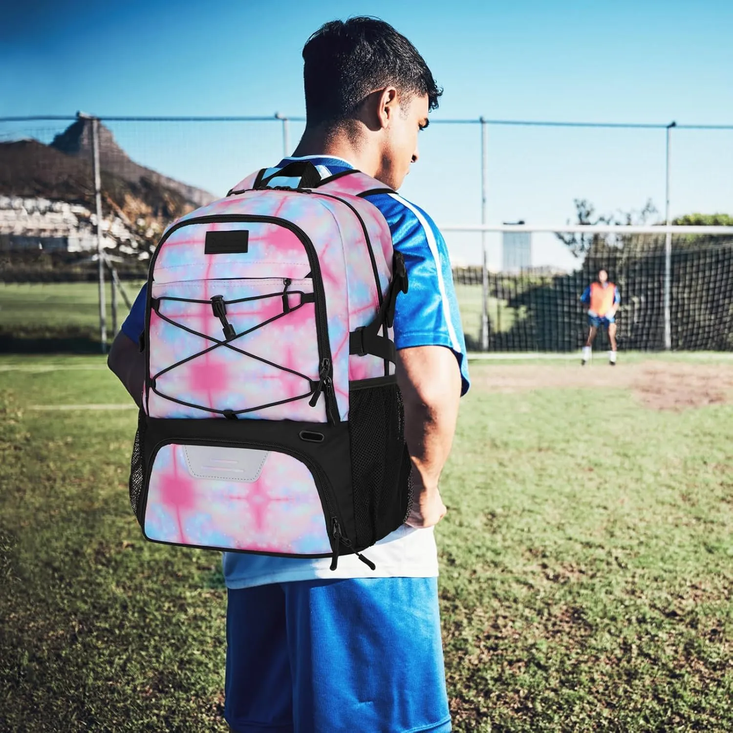Goloni Soccer Backpack,Basketball Backpack with Ball Compartment & Shoe Compartment,Backpack for Basketball,Soccer