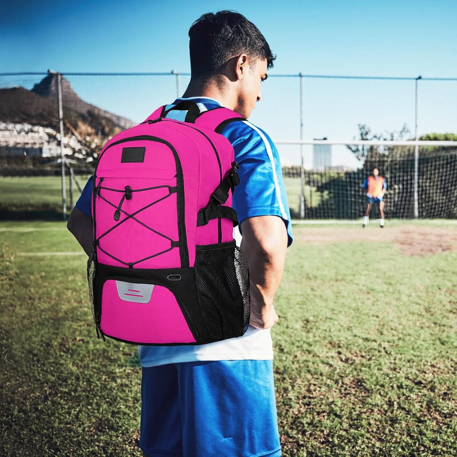 Goloni Soccer Backpack,Basketball Backpack with Ball Compartment & Shoe Compartment,Backpack for Basketball,Soccer