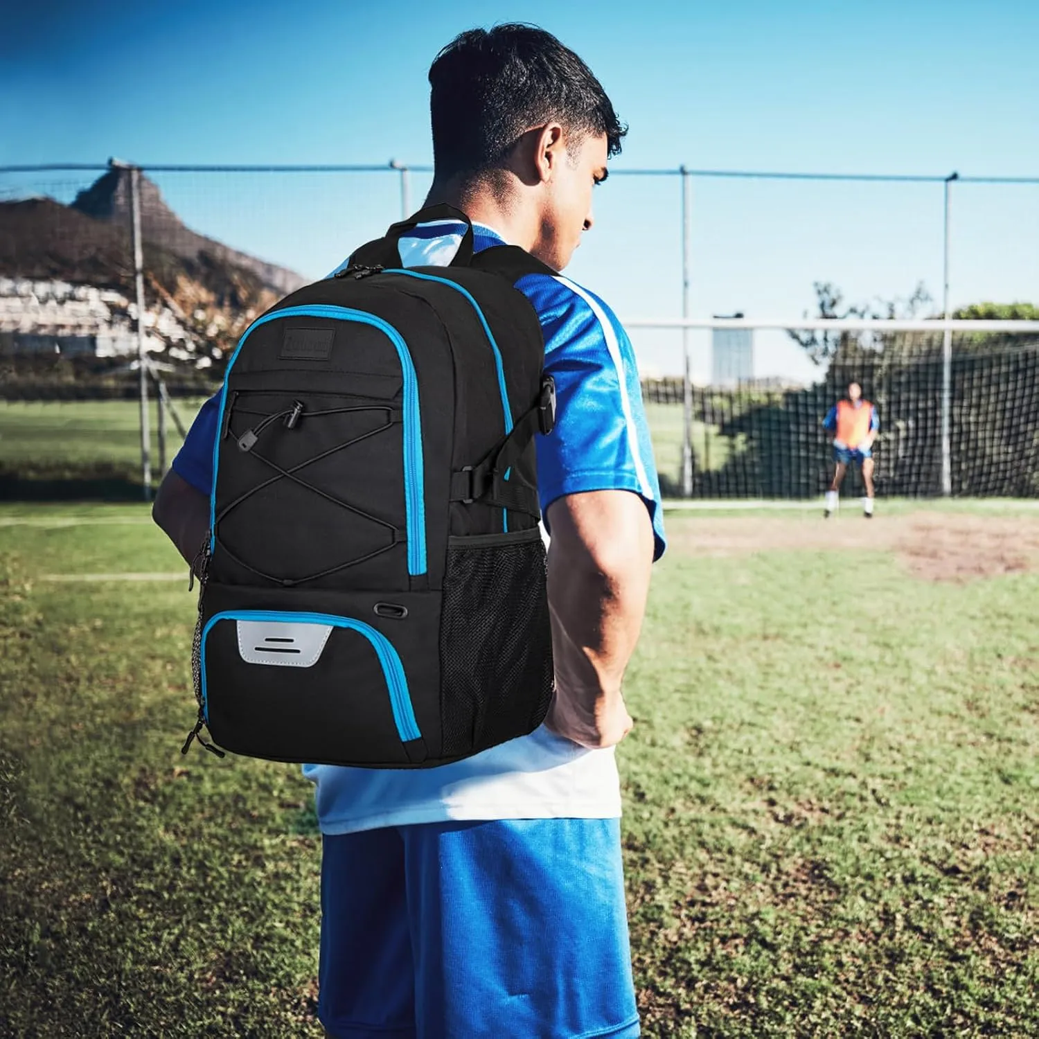 Goloni Soccer Backpack,Basketball Backpack with Ball Compartment & Shoe Compartment,Backpack for Basketball,Soccer