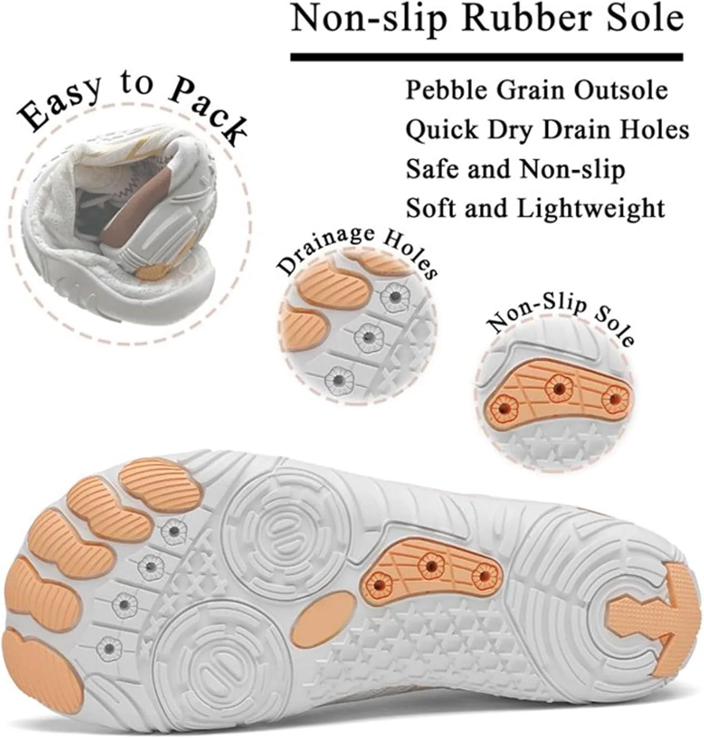 Hiek Footwear Barefoot Shoes Womens Mens, Barefoot Shoes, Quick Dry Healthy Non-Slip Baresteps Athletic