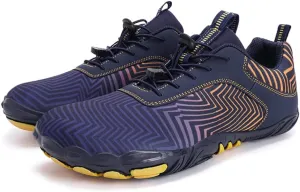 Hike Barefoot Shoes for Winter Autumn Footwear, Minimalist Barefoot Shoes for Men Women Wide Toe Zero Drop Athletic Hiking and Trail Running Shoe