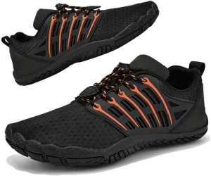 Hike Barefoot Shoes for Winter Autumn Footwear, Minimalist Barefoot Shoes for Men Women Wide Toe Zero Drop Athletic Hiking and Trail Running Shoe