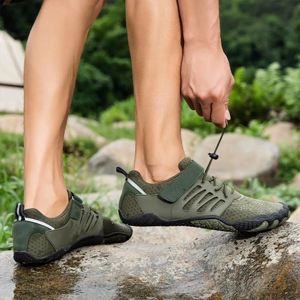 Hike Barefoot Shoes Women Minimalist Trail Running Shoe Non-Slip Breathable Wide Toe Shoes Zero Drop Lightweight Hiking Shoes