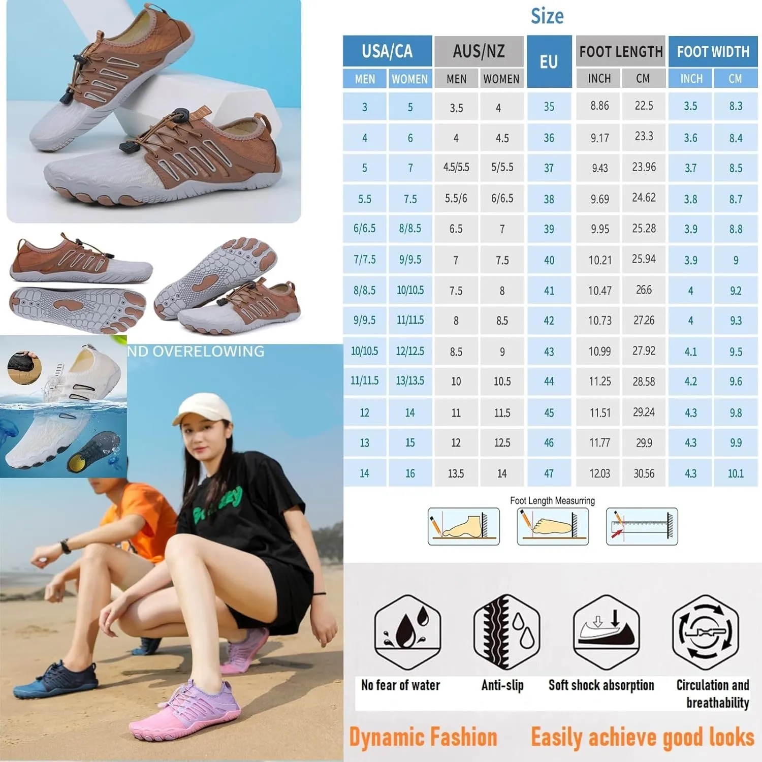Hike Barefoot Shoes Women,2025 New Hiking Barefoot Shoes for Women Men , Breathable & Non-Slip Athletic Footwear, comfortable breathable zero-drop trail running shoes, Water Shoes Women Men ，quick-drying non-slip wide-toe box water shoes
