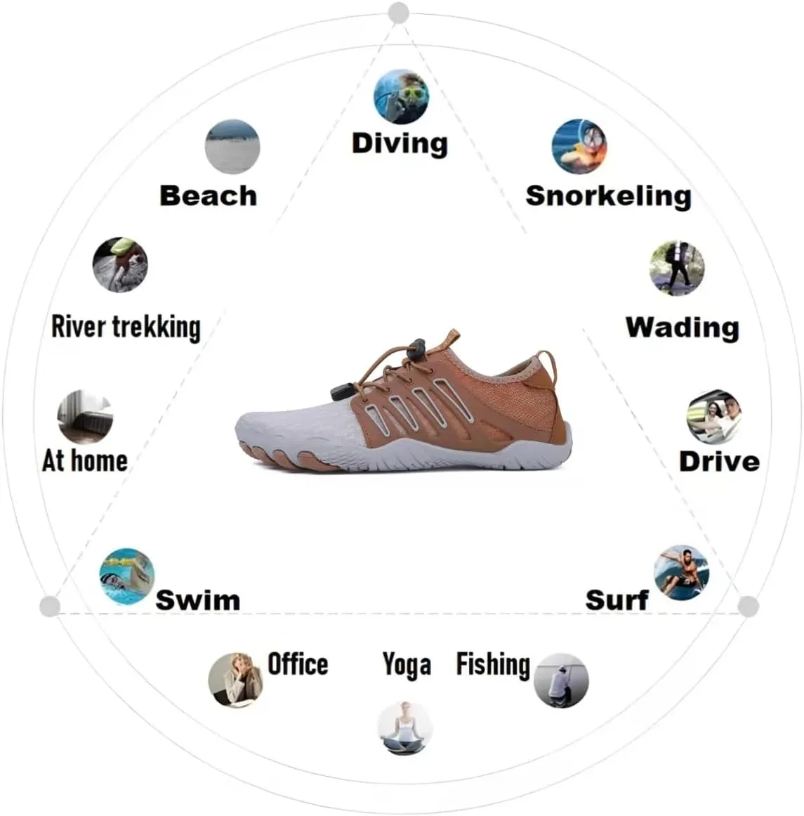 Hike Barefoot Shoes Women,2025 New Hiking Barefoot Shoes for Women Men , Breathable & Non-Slip Athletic Footwear, comfortable breathable zero-drop trail running shoes, Water Shoes Women Men ，quick-drying non-slip wide-toe box water shoes