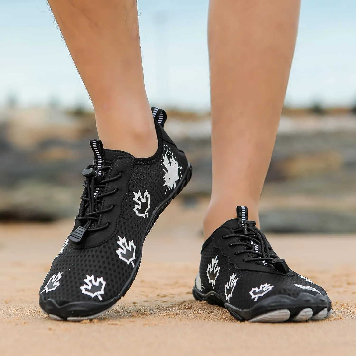 Hiking Barefoot Shoes for Women Men, Wide Toe Box, Beach Pool Aqua Swim Surf Walking Shoe, Healthy and Non-Slip Breathable Water Resistant