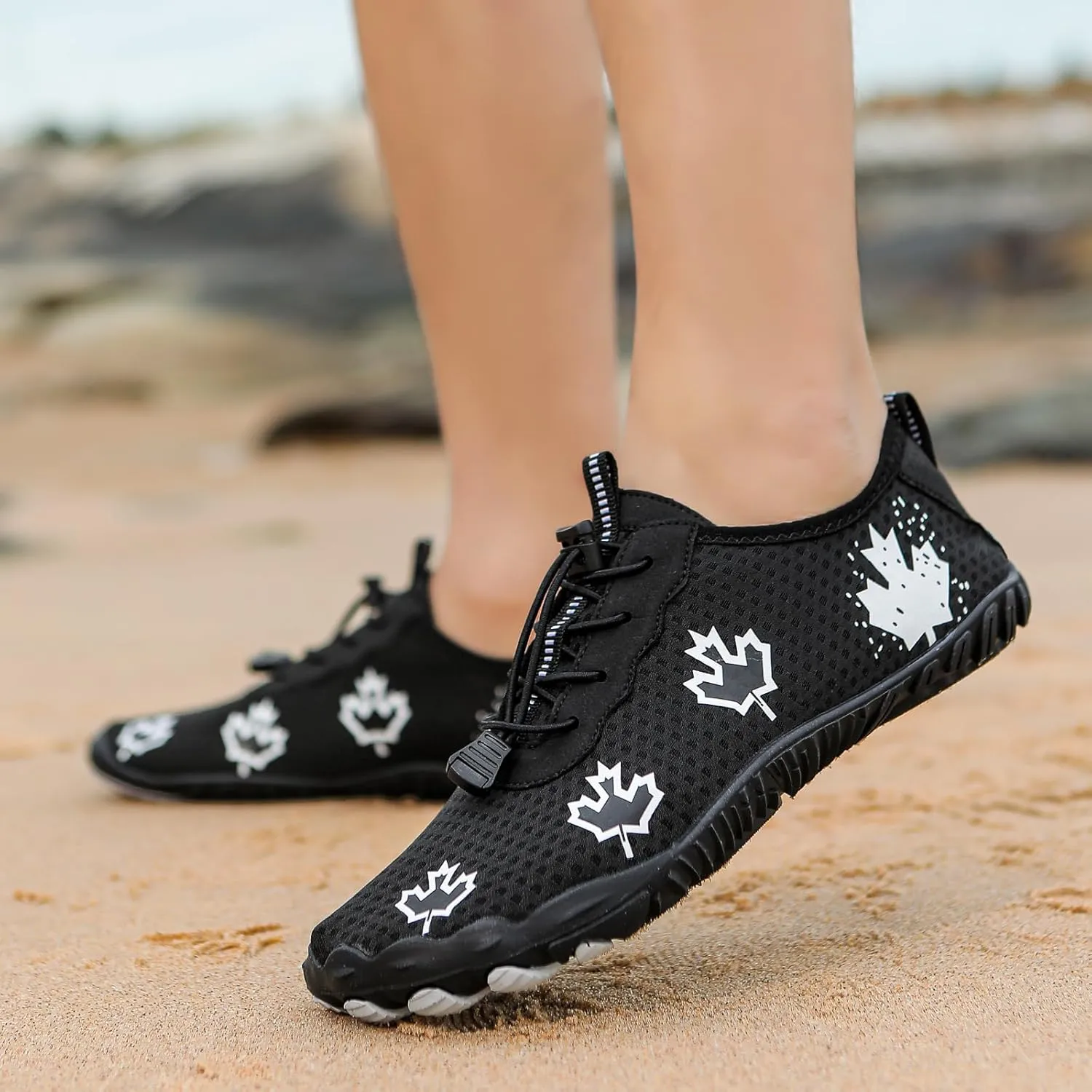 Hiking Barefoot Shoes for Women Men, Wide Toe Box, Beach Pool Aqua Swim Surf Walking Shoe, Healthy and Non-Slip Breathable Water Resistant