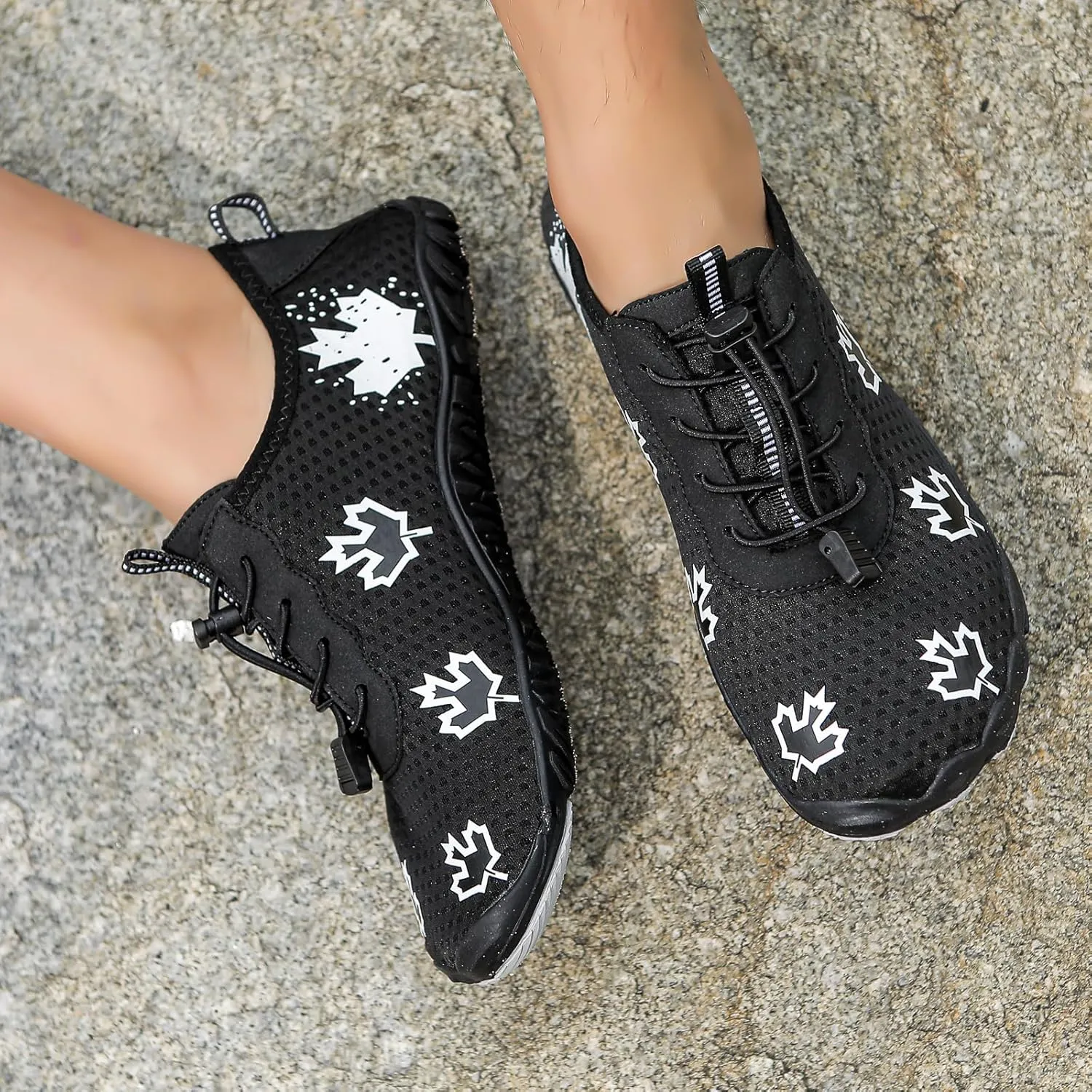 Hiking Barefoot Shoes for Women Men, Wide Toe Box, Beach Pool Aqua Swim Surf Walking Shoe, Healthy and Non-Slip Breathable Water Resistant