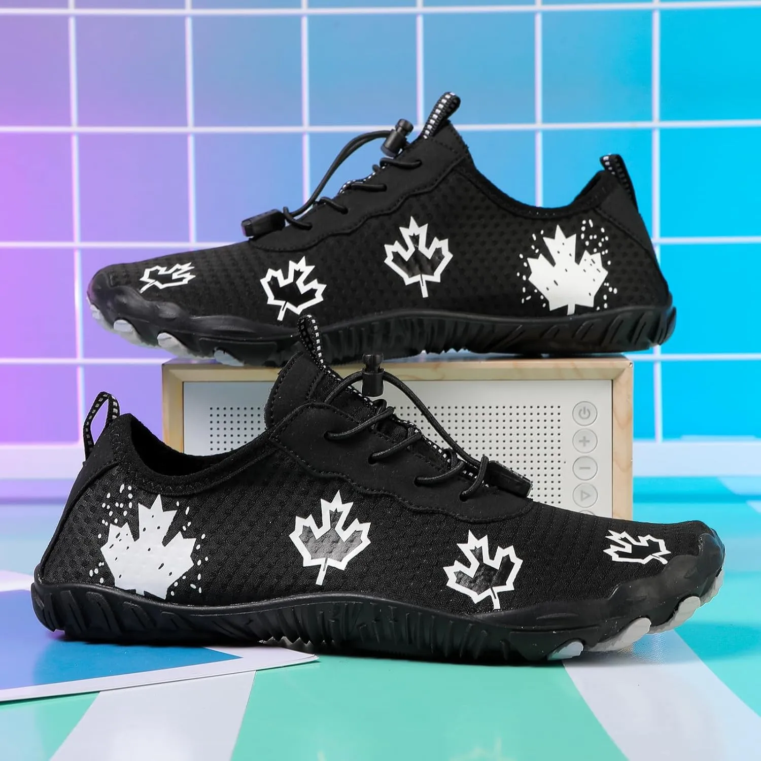 Hiking Barefoot Shoes for Women Men, Wide Toe Box, Beach Pool Aqua Swim Surf Walking Shoe, Healthy and Non-Slip Breathable Water Resistant