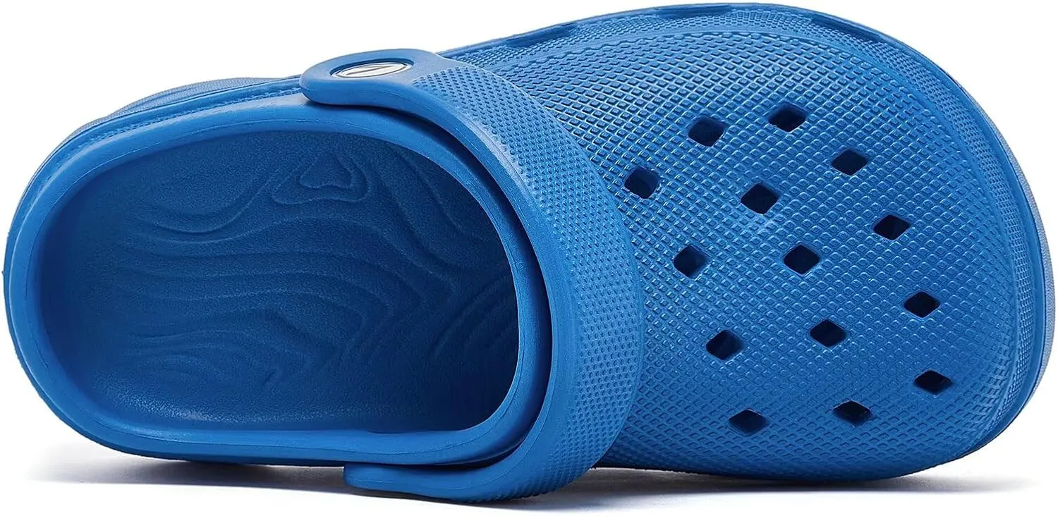 HOBIBEAR Kids Garden Clogs Toddler Sandals for Boys Girls Slipper Beach Water Shoes Slip on (Toddler/Little/Big Kids)