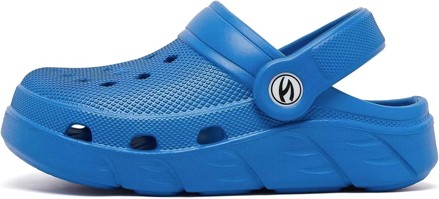 HOBIBEAR Kids Garden Clogs Toddler Sandals for Boys Girls Slipper Beach Water Shoes Slip on (Toddler/Little/Big Kids)