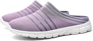 HYDLONGR Men's Women's Lightweight Breathable Knitted Mesh Upper Garden Sandals Quick-Drying Slippers Mules Clogs Shoes Indoor Outdoor