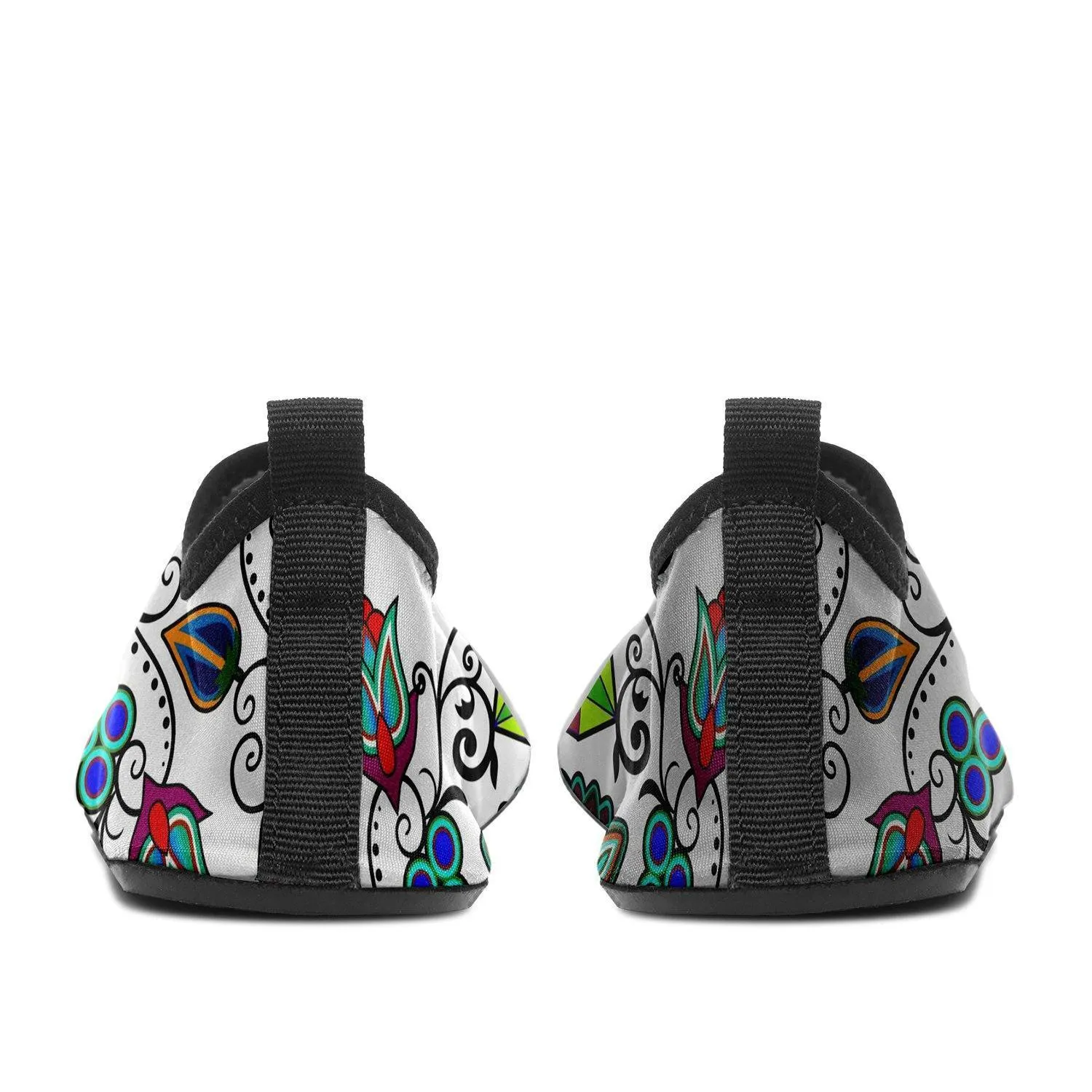 Indigenous Paisley White Kid's Sockamoccs