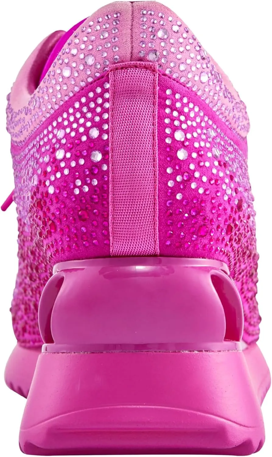 Jackpot Glitz Fashion Athletic Sneaker On A Spring Look Wedge