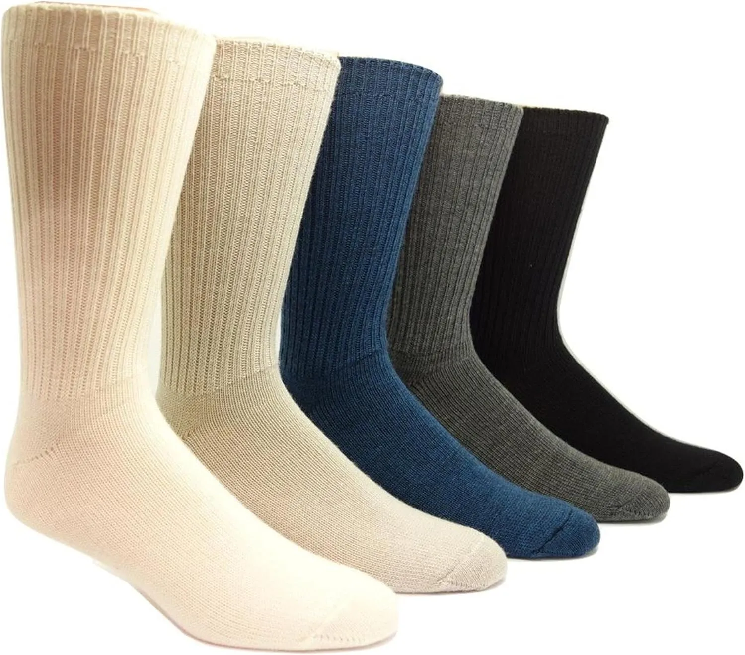 J.B. Field's 96% Merino Wool Weekender Casual Socks, Soft and Itch-free, For Hiking Trekking Running Socks, 3 Pairs