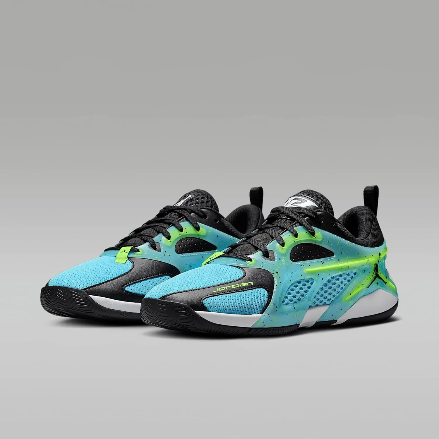 Jordan Heir Series Paolo Basketball Shoes (IB7137-400, Blue Gaze/Volt/White/Black)