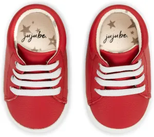 JuJuBe Sneakers for Babies & Infants, Slip On Elastic Lace Sneaker, Machine Washable Stain Resistant Vegan Leather Baby Shoes with Soft Sole, Baby Boy & Baby Girl Shoes
