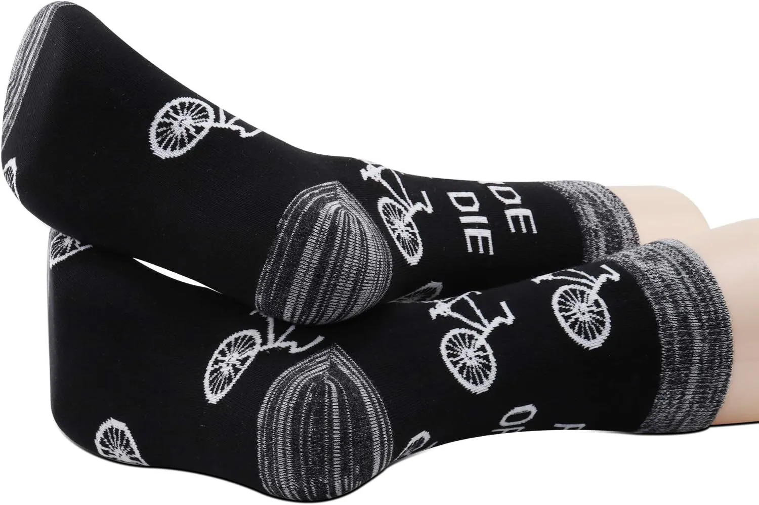 JXGZSO Funny Riding Bikes Crew Socks Racer Adventure Gift for Biker