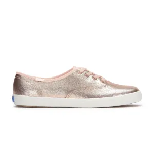 Keds Champion Leather Luxe Rose Gold