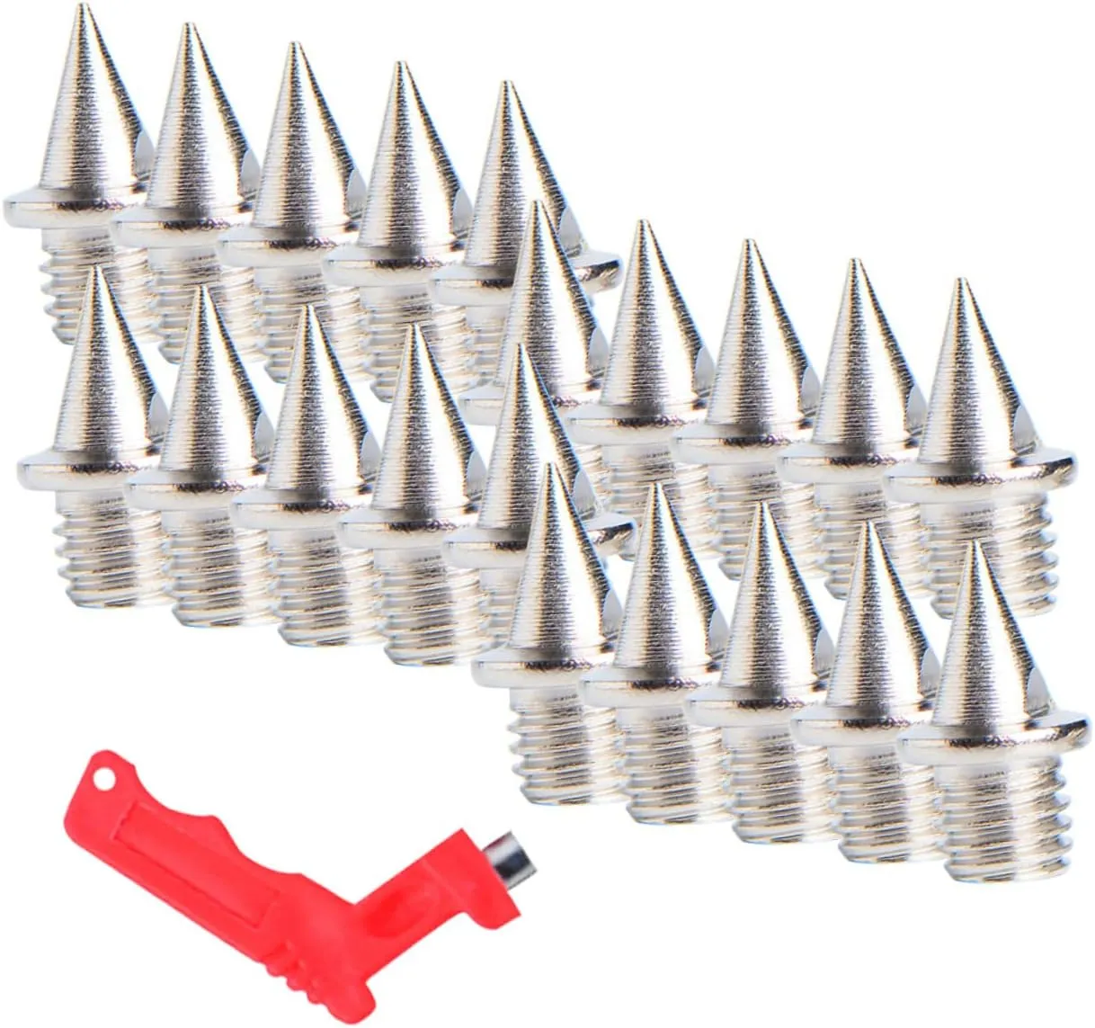 KESYOO Track Spike for Sports Track Running Spike Shoes Shoe Studs Spikes Grip Nails Athletics Black Spiked