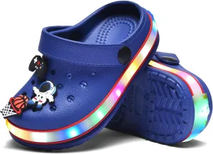 Kids' Boys Girls LED Clogs Cute Garden Shoes Cartoon Slides