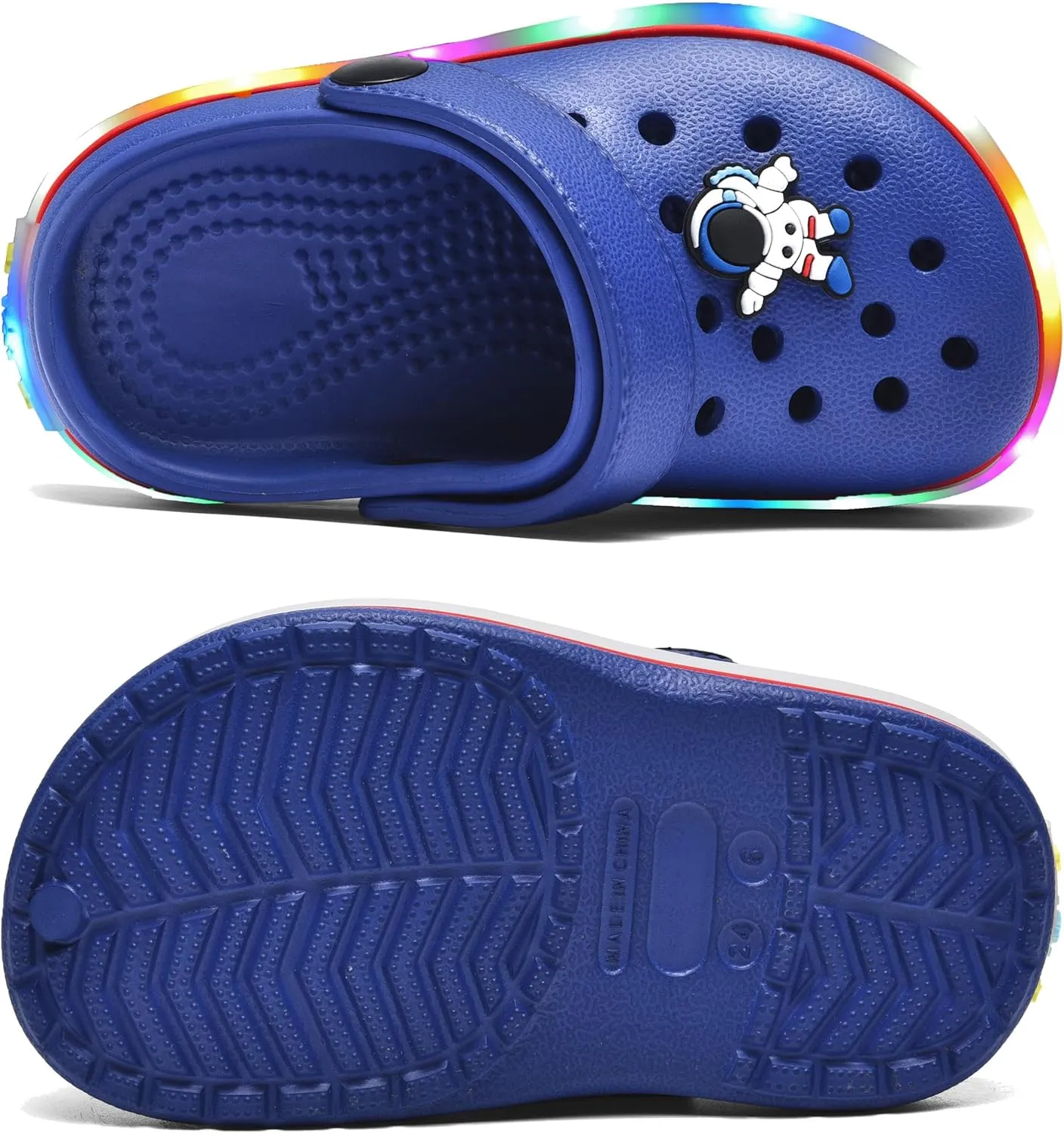 Kids' Boys Girls LED Clogs Cute Garden Shoes Cartoon Slides